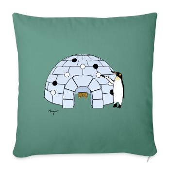 Iglo Go - Sofakissenbezug 45 x 45 cm - Tanngrün - Vorne