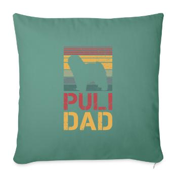 Puli Dad - Sofa pillowcase 17,3'' x 17,3'' (45 x 45 cm) - cypress green - Front