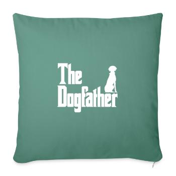 Le Dogfather Magyar Vizsla - Housse de coussin décorative 45 x 45 cm - vert sapin - Devant