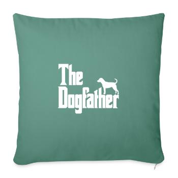 Le Dogfather Patterdale - Housse de coussin décorative 45 x 45 cm - vert sapin - Devant