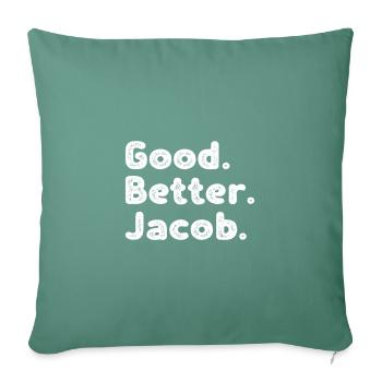 Good better Jacob - Sofakissenbezug 45 x 45 cm - Tanngrün - Vorne