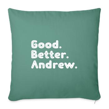Good better Andrew - Sofakissenbezug 45 x 45 cm - Tanngrün - Vorne