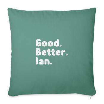 Good better Ian - Sofakissenbezug 45 x 45 cm - Tanngrün - Vorne