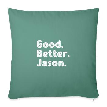 Good better Jason - Sofakissenbezug 45 x 45 cm - Tanngrün - Vorne