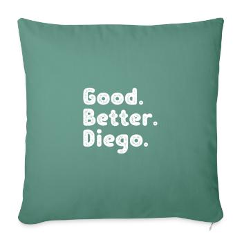 Good better Diego - Sofakissenbezug 45 x 45 cm - Tanngrün - Vorne