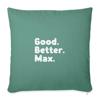 Good better Max - Sofa pillowcase 17,3'' x 17,3'' (45 x 45 cm) - cypress green - Front