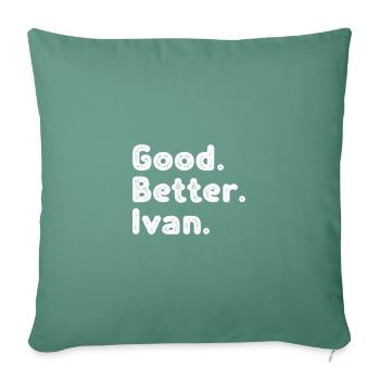 Good better Ivan - Sofakissenbezug 45 x 45 cm - Tanngrün - Vorne