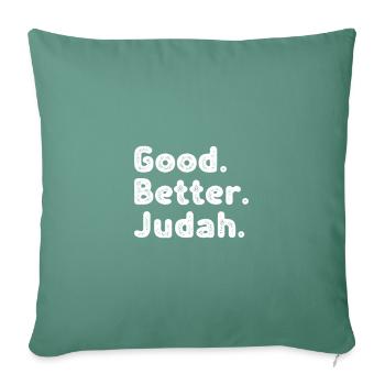 Good better Judah - Sofa pillowcase 17,3'' x 17,3'' (45 x 45 cm) - cypress green - Front