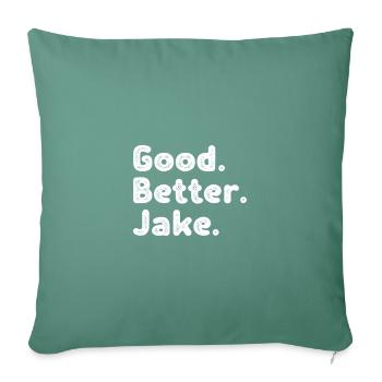 Good better Jake - Sofakissenbezug 45 x 45 cm - Tanngrün - Vorne