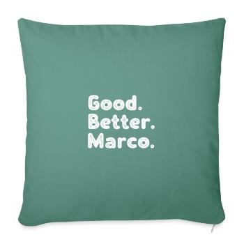 Good better Marco - Sofakissenbezug 45 x 45 cm - Tanngrün - Vorne