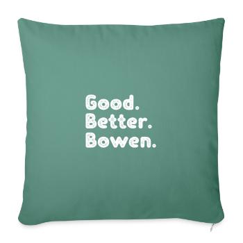 Good better Bowen - Sofakissenbezug 45 x 45 cm - Tanngrün - Vorne