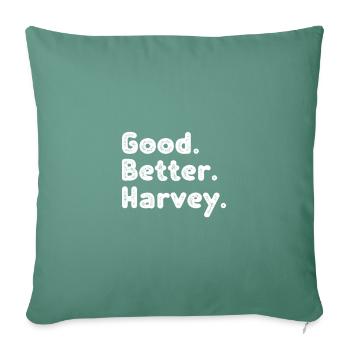 Good better Harvey - Sofakissenbezug 45 x 45 cm - Tanngrün - Vorne