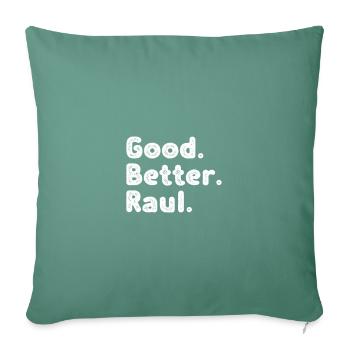 Good better Raul - Sofa pillowcase 17,3'' x 17,3'' (45 x 45 cm) - cypress green - Front