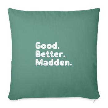 Les mecs cool sont appelés fous - Housse de coussin décorative 45 x 45 cm - vert sapin - Devant