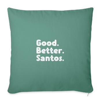 Good better Santos - Sofa pillowcase 17,3'' x 17,3'' (45 x 45 cm) - cypress green - Front