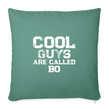 Cool guys are called Bo - Sofa pillowcase 17,3'' x 17,3'' (45 x 45 cm) - cypress green - Front