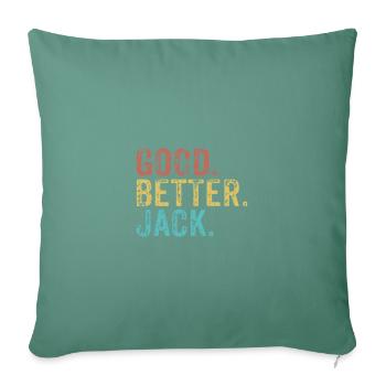 Good better Jack - Sofakissenbezug 45 x 45 cm - Tanngrün - Vorne