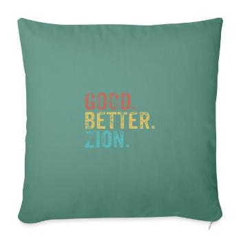 Good better Zion - Sofakissenbezug 45 x 45 cm - Tanngrün - Vorne