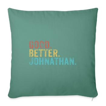 Good better Johnathan - Sofa pillowcase 17,3'' x 17,3'' (45 x 45 cm) - cypress green - Front