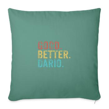Good better Dario - Sofakissenbezug 45 x 45 cm - Tanngrün - Vorne