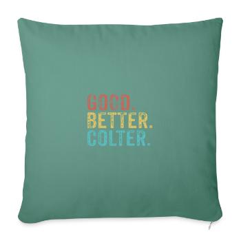 Cool guys are called Colter - Sofakissenbezug 45 x 45 cm - Tanngrün - Vorne