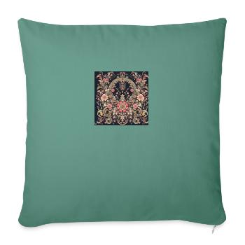 Mandala Vision - Sofa pillowcase 17,3'' x 17,3'' (45 x 45 cm) - cypress green - Front