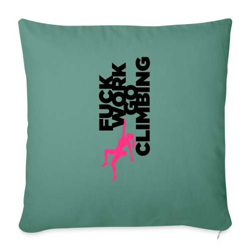 Go Climbing girl! - Sofa pillowcase 17,3'' x 17,3'' (45 x 45 cm)