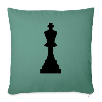 king - Sofa pillowcase 17,3'' x 17,3'' (45 x 45 cm) - cypress green - Front