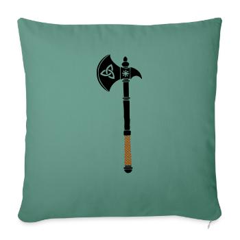 axe - Sofa pillowcase 17,3'' x 17,3'' (45 x 45 cm) - cypress green - Front