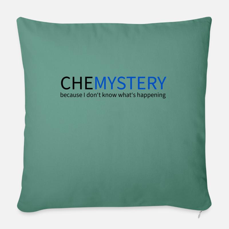 Chemie - Sofakissenbezug 45 x 45 cm - Tanngrün