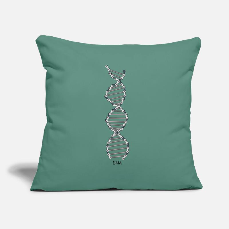 ADN de cyclisme Housse de coussin décorative 45 x 45 cm