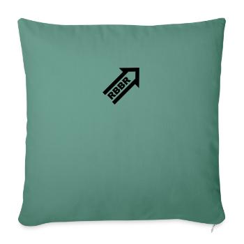 Rubber Top - Sofa pillowcase 17,3'' x 17,3'' (45 x 45 cm) - cypress green - Front