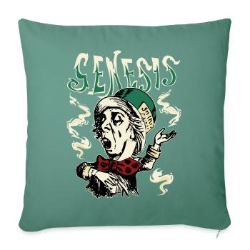 Genesis Madl Hatter - Sofa pillowcase 17,3'' x 17,3'' (45 x 45 cm) - cypress green - Front