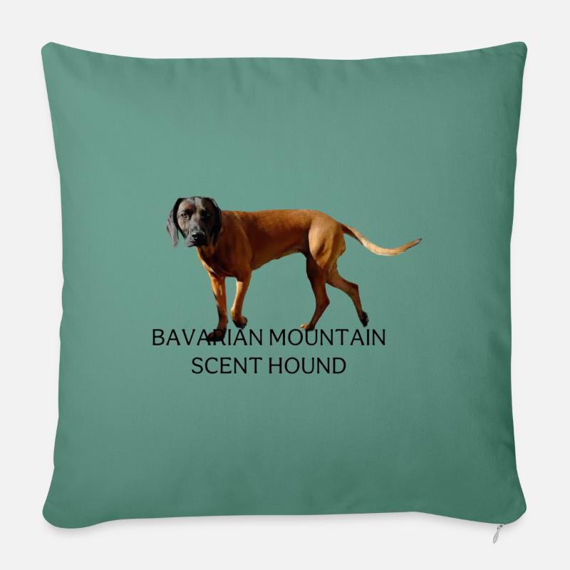 Bayerischer Gebirgsjagdhund 04 - Sofakissenbezug 45 x 45 cm - Tanngrün