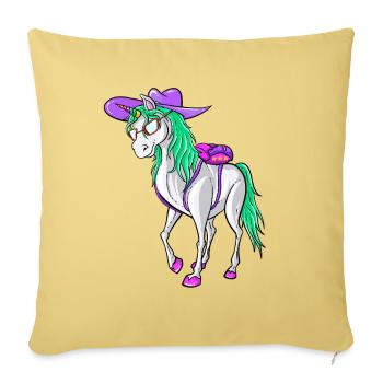 Zurück zur Schule 2026 Unicorn Style Design Tee Kids - Sofakissenbezug 45 x 45 cm - Hellgelb - Vorne