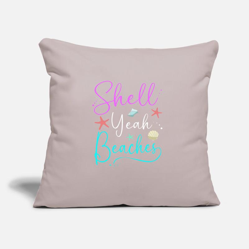 Shell collector shell Sofa pillowcase 17,3'' x 17,3'' (45 x 45 cm)