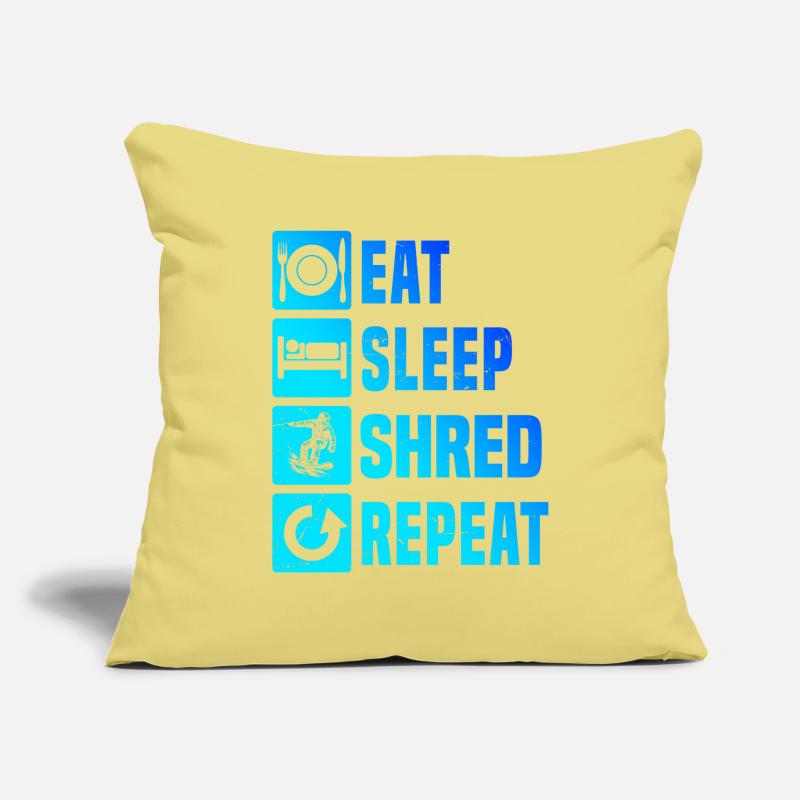 Compact snowboard design for snowboard Sofa pillowcase 17,3'' x 17,3'' (45 x 45 cm)