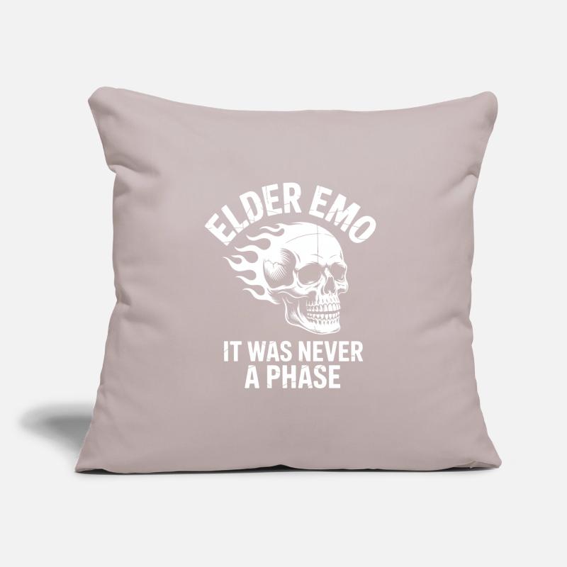Elder Emo: It Was Never a Phase Sofa pillowcase 17,3'' x 17,3'' (45 x 45 cm)