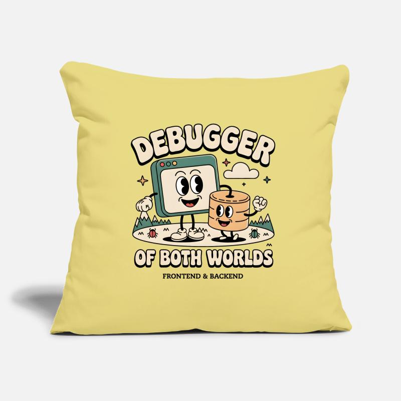 Debugger beider Welten | Debugging Dev Sofakissenbezug 45 x 45 cm