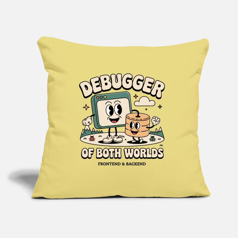 Debugger beider Welten | Debugging Dev Sofakissenbezug 45 x 45 cm
