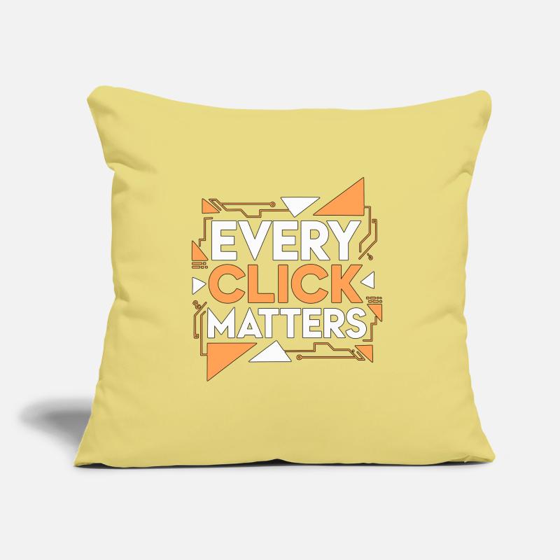 Designer UX/UI : Chaque clic compte : Designer web Housse de coussin décorative 45 x 45 cm