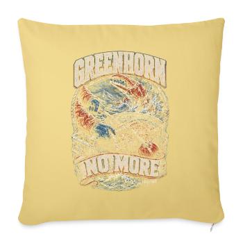 Alaska King Crab Greenhorn No More - Sofa pillowcase 17,3'' x 17,3'' (45 x 45 cm) - washed yellow - Front