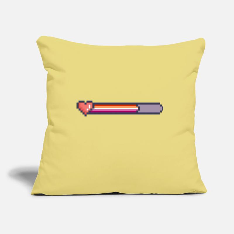 Lesbian loading bar Sofa pillowcase 17,3'' x 17,3'' (45 x 45 cm)