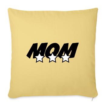 Beste Mama - Muttertag - Sofakissenbezug 45 x 45 cm - Hellgelb - Vorne
