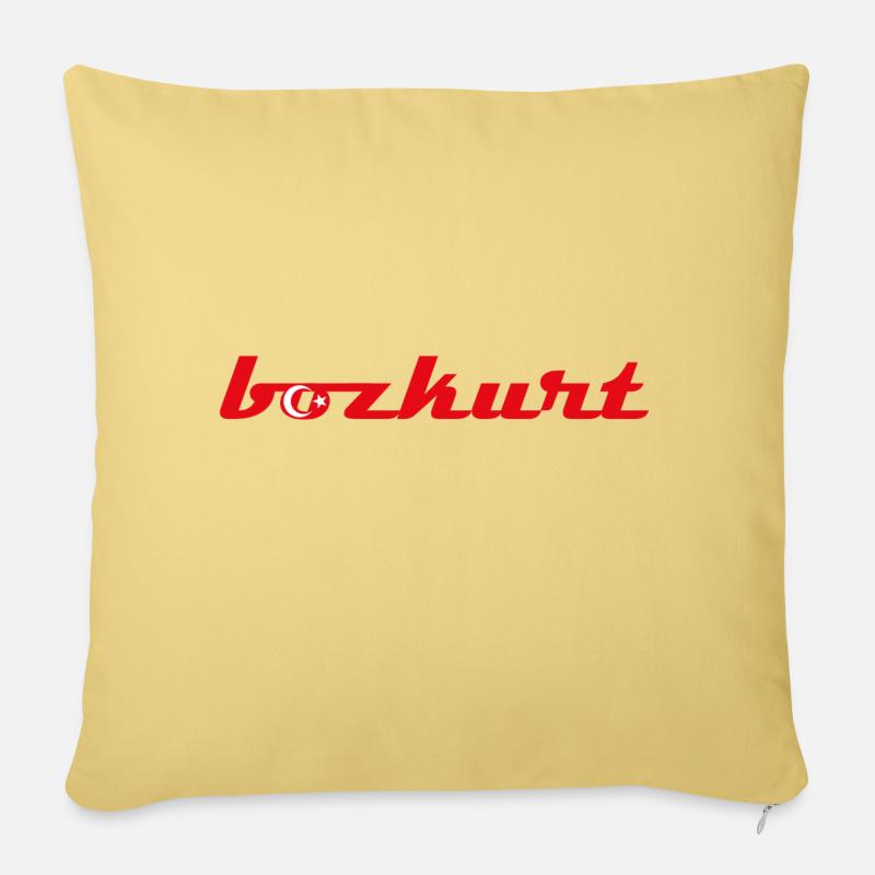 Banks - Sofa pillowcase 17,3'' x 17,3'' (45 x 45 cm) - washed yellow