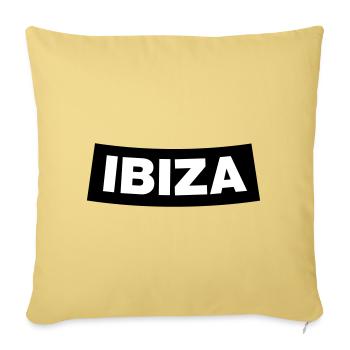 IBIZA Chapter Element (JGA MC-Rocker-Design) - Sofakissenbezug 45 x 45 cm - Hellgelb - Vorne