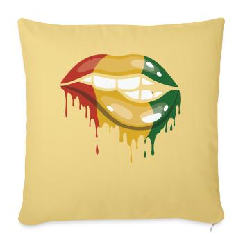Juneteenth Black History Day Pride Gift - Sofa pillowcase 17,3'' x 17,3'' (45 x 45 cm) - washed yellow - Front