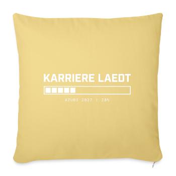 Karriere Lädt Azubi 2027 – Ladebalken Vektor - Sofakissenbezug 45 x 45 cm - Hellgelb - Vorne