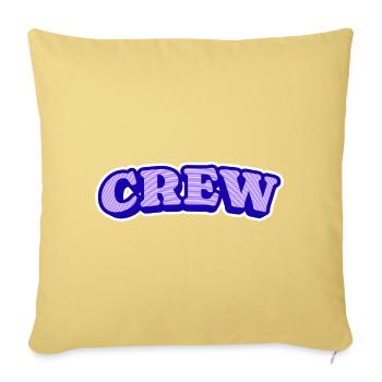 ÉQUIPAGE VIOLET - Housse de coussin décorative 45 x 45 cm - jaune délavé - Devant