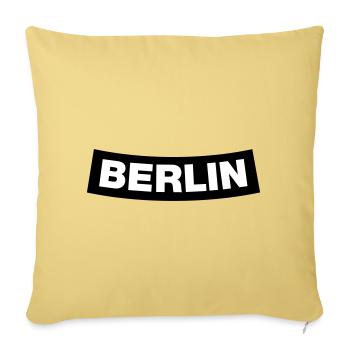 Berlin Chapter Element (JGA MC-Rocker-Design) - Sofakissenbezug 45 x 45 cm - Hellgelb - Vorne